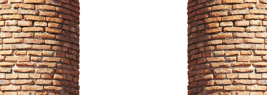 Brick entrance columns - Martinez Pro Construction Dallas TX